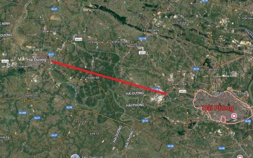 Hải Phòng đề xuất đầu tư tuyến đường Đông – Tây hơn 19.000 tỷ đồng theo hình thức BT