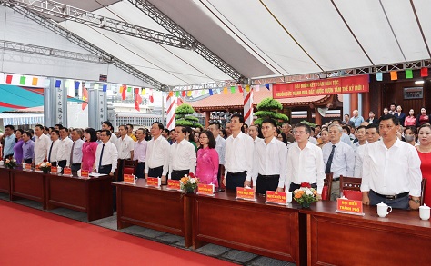 Phó Bí thư Thành ủy, Chủ tịch Ủy ban MTTQ Việt Nam thành phố dự Ngày hội Đại đoàn kết toàn dân tộc tại các Tổ dân phố 13, 15, 16 và 20 (phường An Biên)