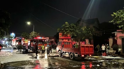 Cháy quán sinh tố tại TP.HCM, một người đàn ông tử vong