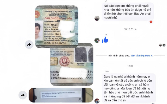 Lao động Việt bị b.ắt giữ, đòi 400 triệu đồng tiền chuộc tại Đài Loan: Gia đình nhận loạt video tr.a t.ấn, h.oảng l.oạn khi nhận