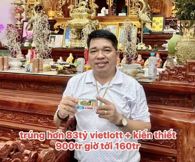 Người đàn ông trúng Vietlott 83 tỷ lại tiếp tục