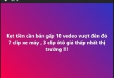 Đu trend lên mạng xã hội rao bán clip vượt đèn đỏ, coi chừng bị phạt