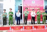 Khởi công nhà đồng đội tặng Thượng úy Công an khó khăn ở Hải Phòng