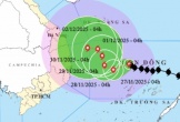 Bão số 15 mạnh lên, giật tới cấp 15, đổi hướng từ ngày 28-11