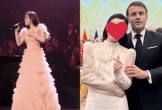 Nữ ca sĩ được chụp ảnh, hát chào mừng Tổng thống Pháp đến Việt Nam là ai?