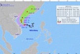 Bão số 1 đang quần thảo trên quần đảo Hoàng Sa, Trung bộ mưa lớn từ chiều nay
