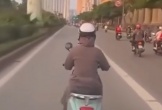 Người phụ nữ ngoan cố, không chịu nhường đường xe cấp cứu