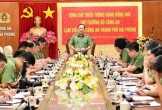 Thứ trưởng Bộ Công an làm việc với Công an TP Hải Phòng và Hải Dương