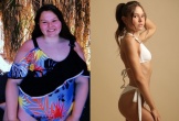 Bị gọi là 'cá voi', cô gái Anh 105 kg lột xác nhờ giảm 52 kg
