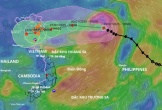 Bão Wipha đang di chuyển theo hướng Tây Tây Bắc cách Quảng Ninh - Hải Phòng khoảng 830km