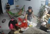 Phẫn nộ cảnh anh trai dùng ghế nhựa đánh tới tấp vào đầu em gái ở Quảng Ngãi