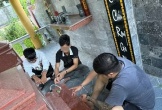 Hành vi đáng lên án của 3 nam thanh niên tại nghĩa trang