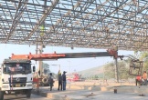 Tháo dỡ trạm thu phí trên quốc lộ 1 đoạn qua Thanh Hóa sau 9 năm dừng hoạt động