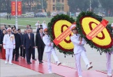 Lãnh đạo Đảng, Nhà nước vào Lăng viếng Chủ tịch Hồ Chí Minh nhân dịp Tết Nguyên đán Bính Ngọ