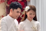 Tiền vệ Đức Huy và MC Mù Tạt VTV hạnh phúc ngập tràn trong lễ ăn hỏi