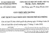 Hải Phòng: Yêu cầu Công ty Cổ phần Đầu tư đô thị Việt Hưng thực hiện nghiêm luật môi trường