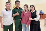 Bạn trai Đại úy 'ra mắt' Hòa Minzy với đơn vị