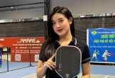 Á hậu Huyền My gặp tai nạn khi chơi pickleball