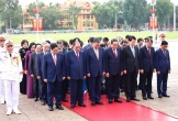 Lãnh đạo Đảng, Nhà nước vào lăng viếng Chủ tịch Hồ Chí Minh