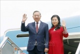 Tổng Bí thư, Chủ tịch nước Tô Lâm và Phu nhân đến thủ đô Manila thăm cấp Nhà nước Cộng hòa Philippines