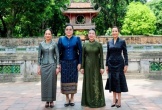 Phu nhân Thủ tướng Lê Minh Hưng cùng phu nhân 3 nước thăm Văn Miếu - Quốc Tử Giám